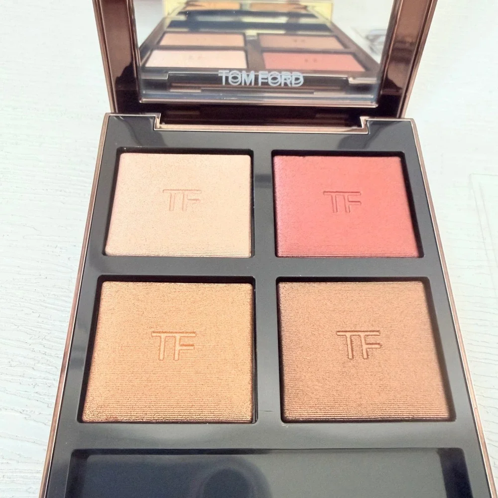 Tom‎ Ford Eye Color Quad Cognac Rose Eyeshadow Palette*NEW Case Has Light Scuffs